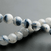 Bracelet de Quartz à Dumortiérite | Lithothérapie Stéphanie